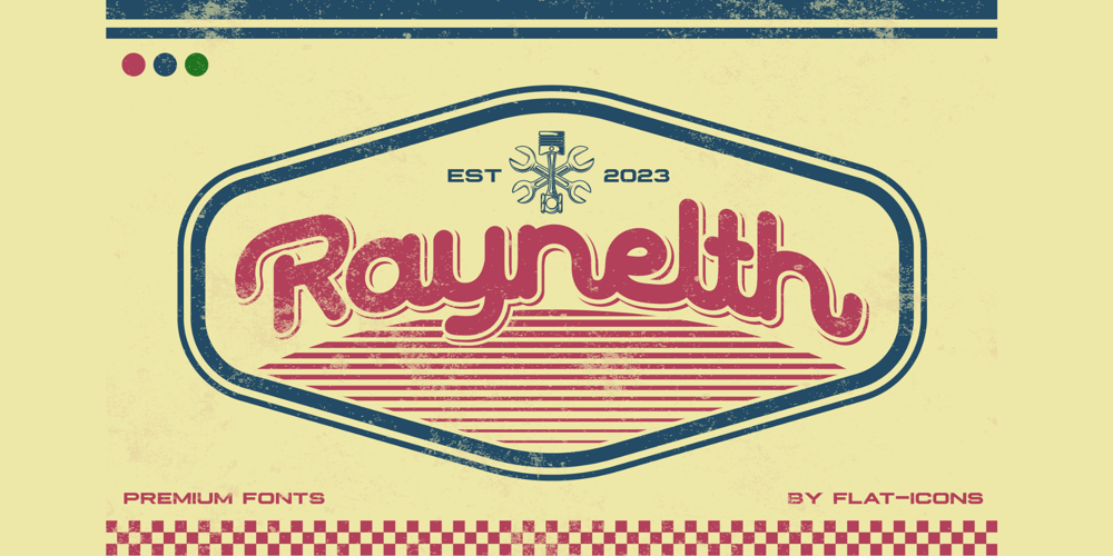 Raynelth font