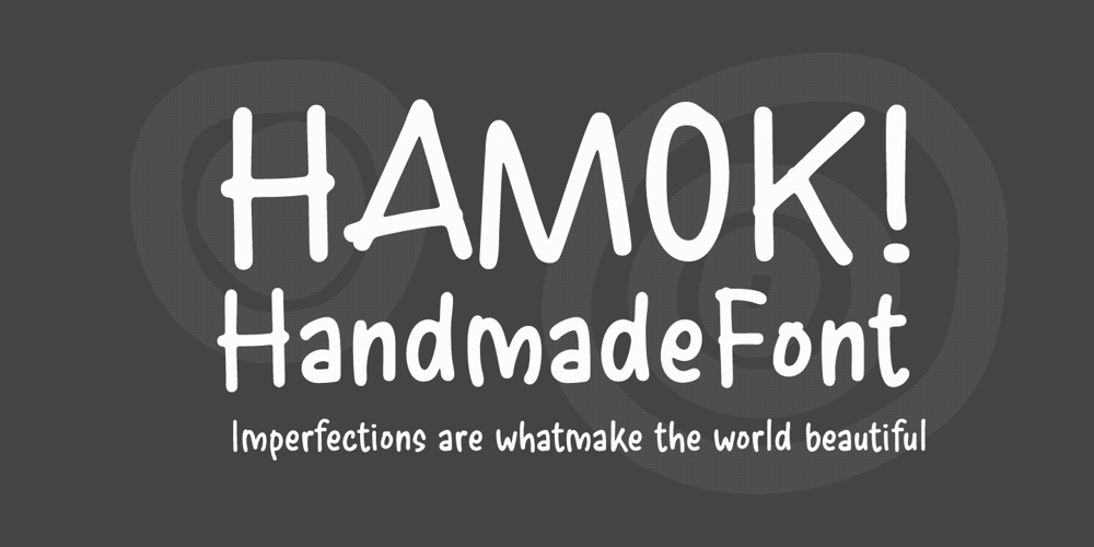 Hamok font