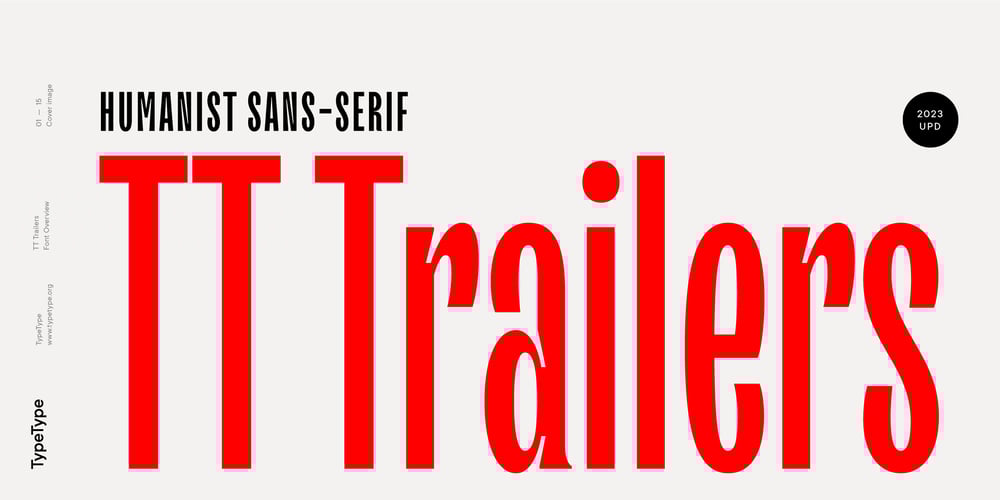 TT Trailers font