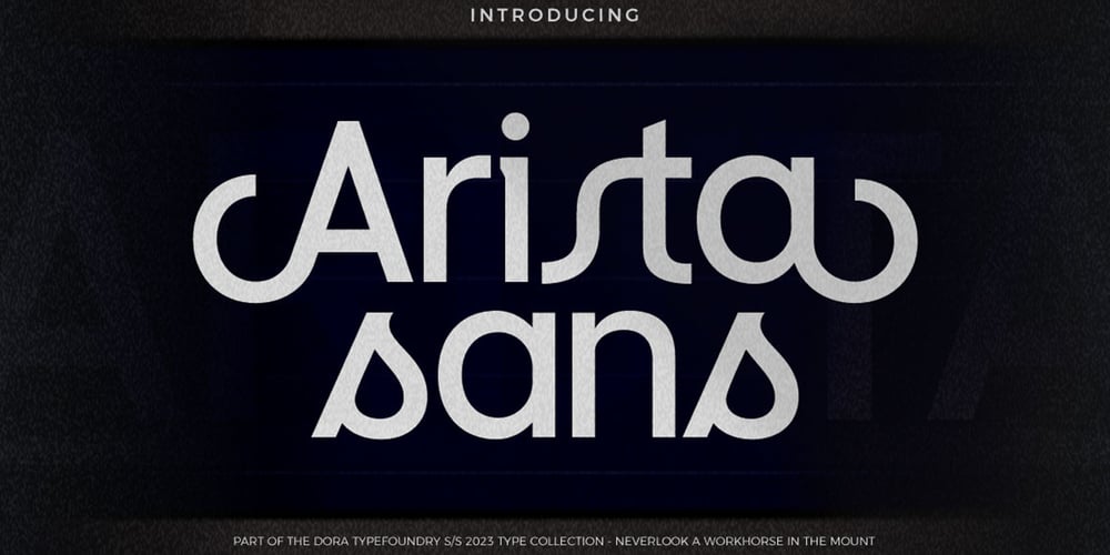 Arista Sans font