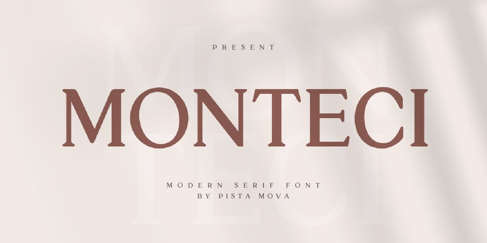 Monteci font