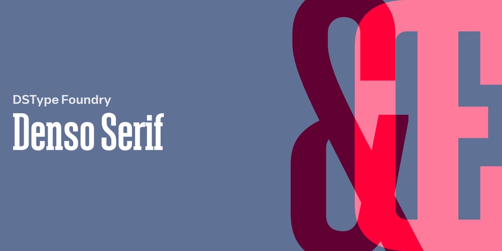 Denso Serif font