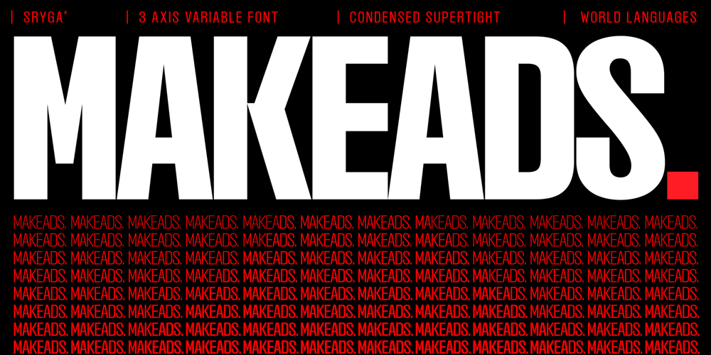 Makeads font