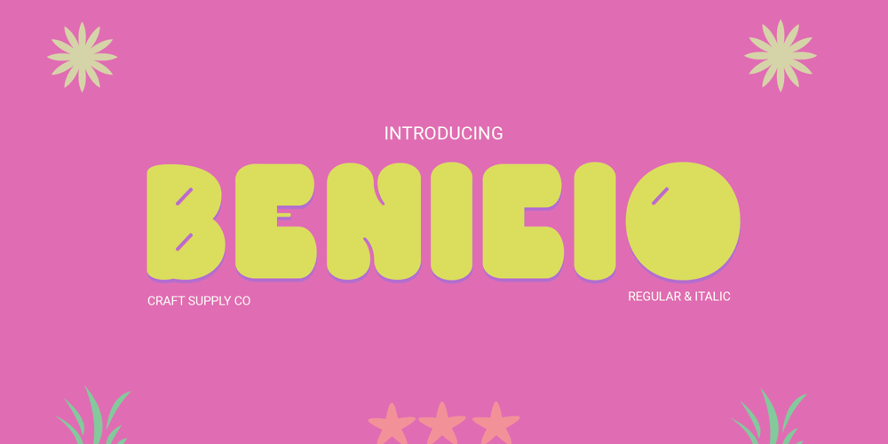 Benicio font