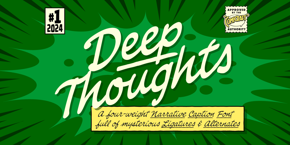 Deep Thoughts font