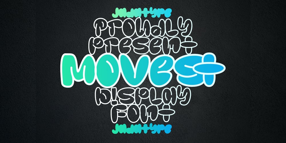 Movest Outline font