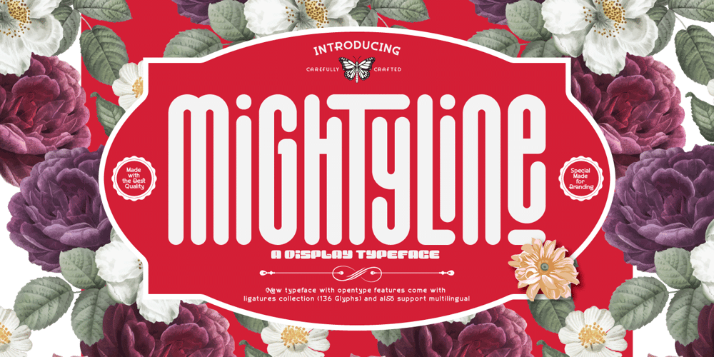 Mightyline font