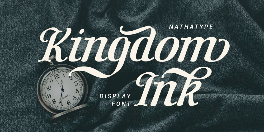 Kingdom Ink font