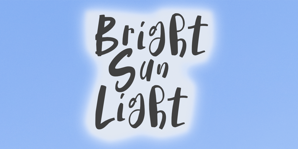 Bright Sun Light font