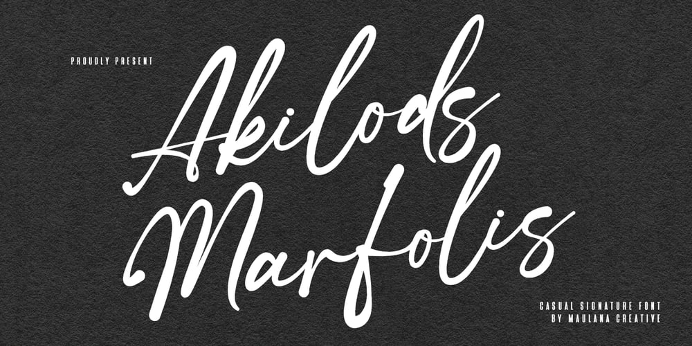 MC Akilods Marfolis Sans font