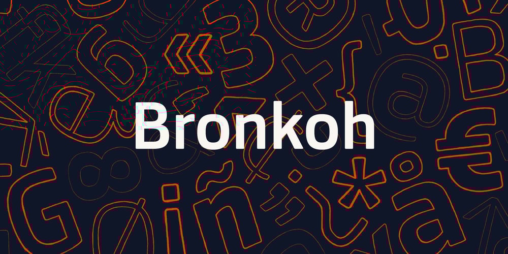 Bronkoh font