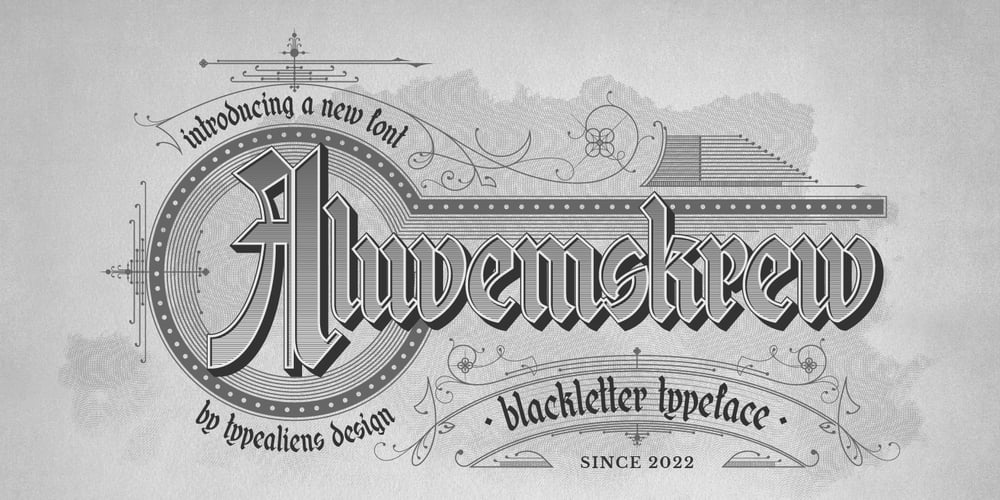 Aluvemskrew font