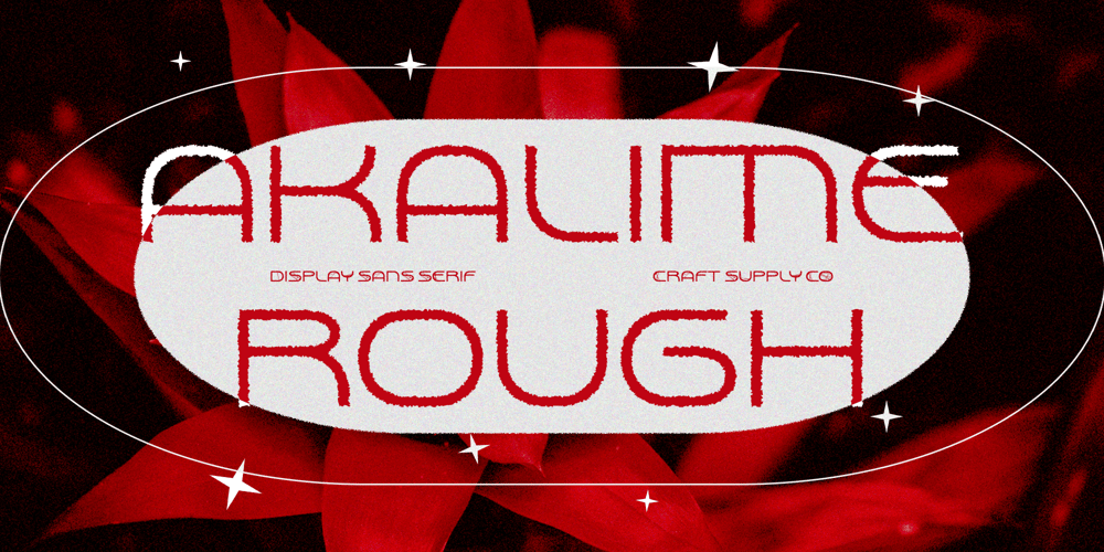 Akalime Rough font