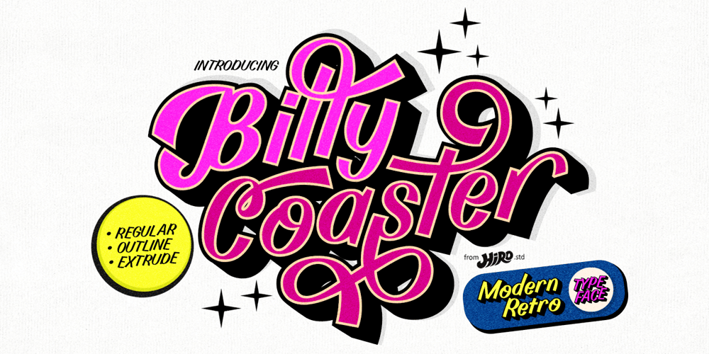 Billy Coaster font
