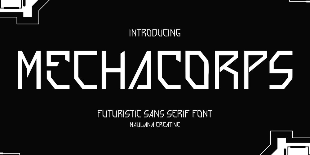 MC Mecha Corps font