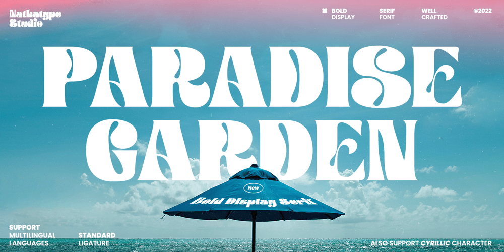 Paradise Garden font