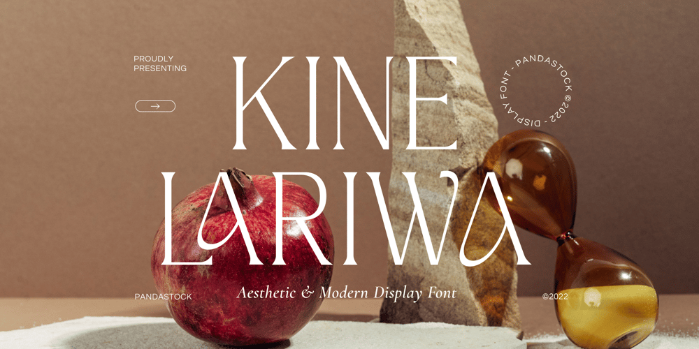 Kine Lariwa font