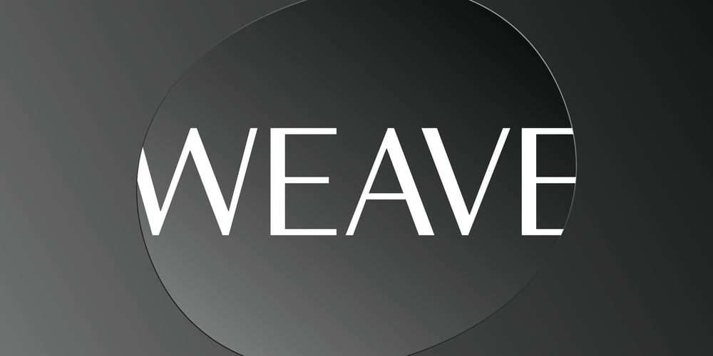 Weave font