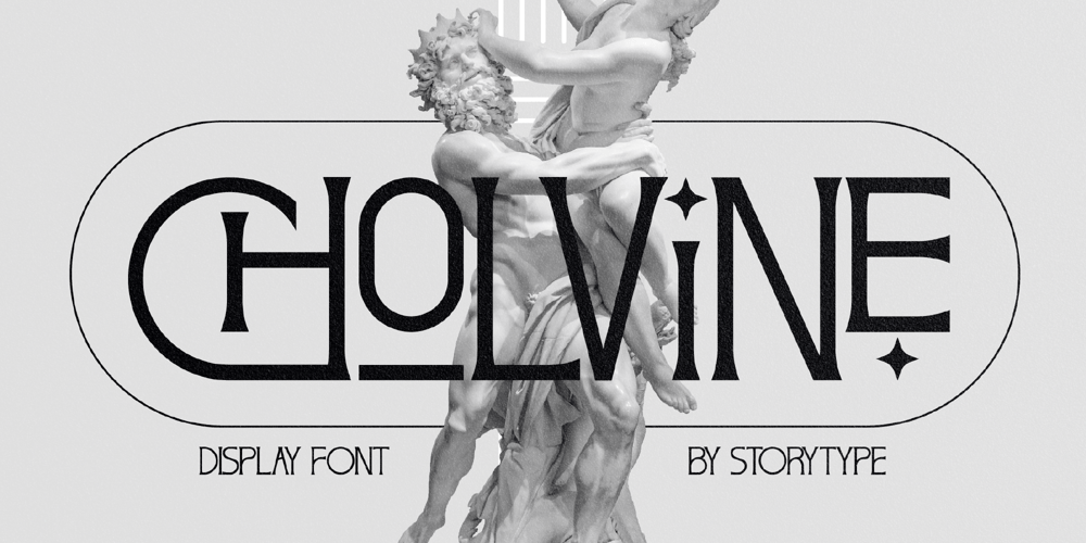 Cholvine font