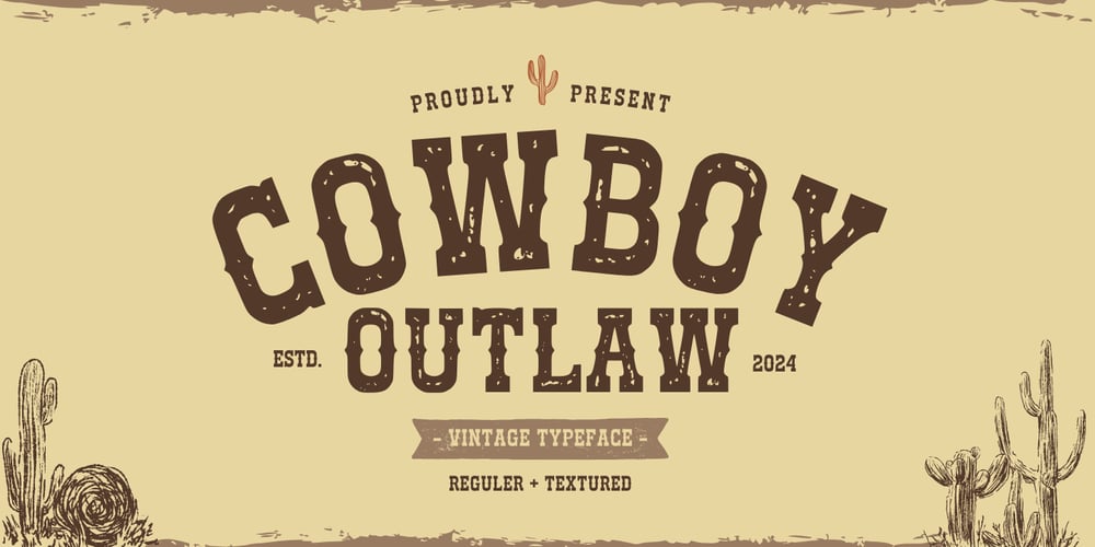 Cowboy Outlaw font