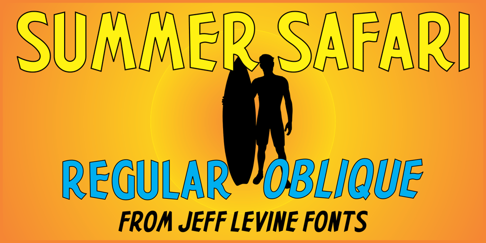 Summer Safari JNL font