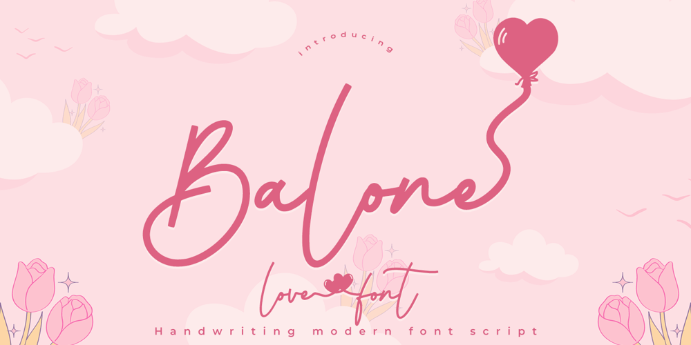 Balone font