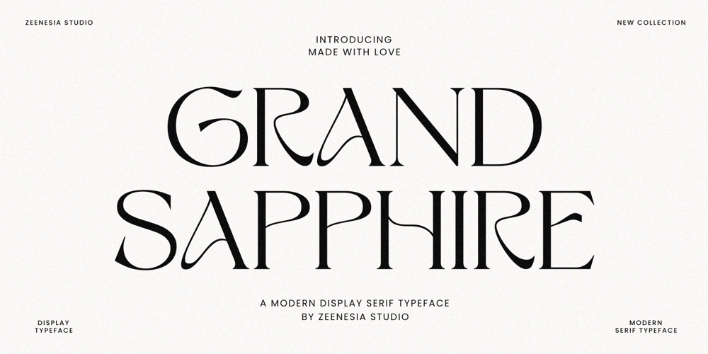 Grand Sapphire font