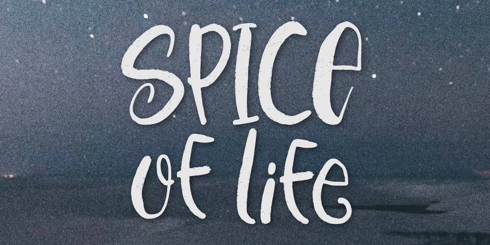 Spice Of Life font
