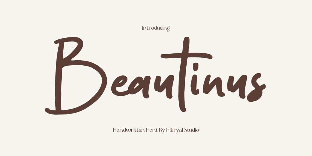 Beautinus font