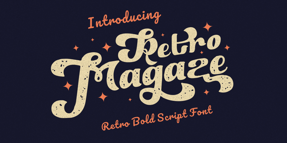 Retro Magaze font