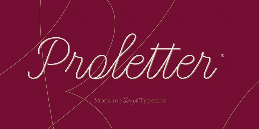 Proletter font