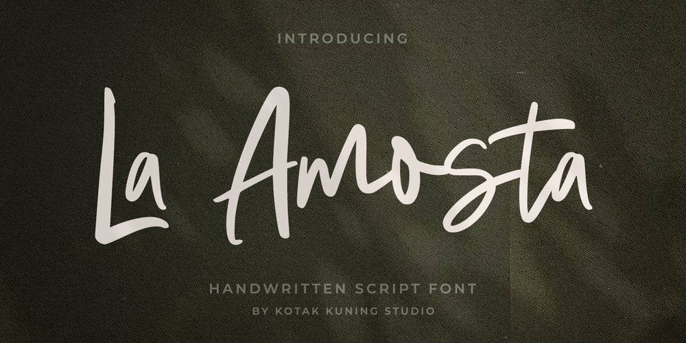 La Amosta font