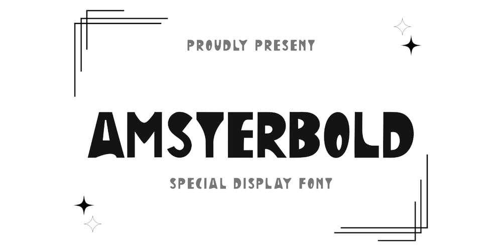 Amsterbold font