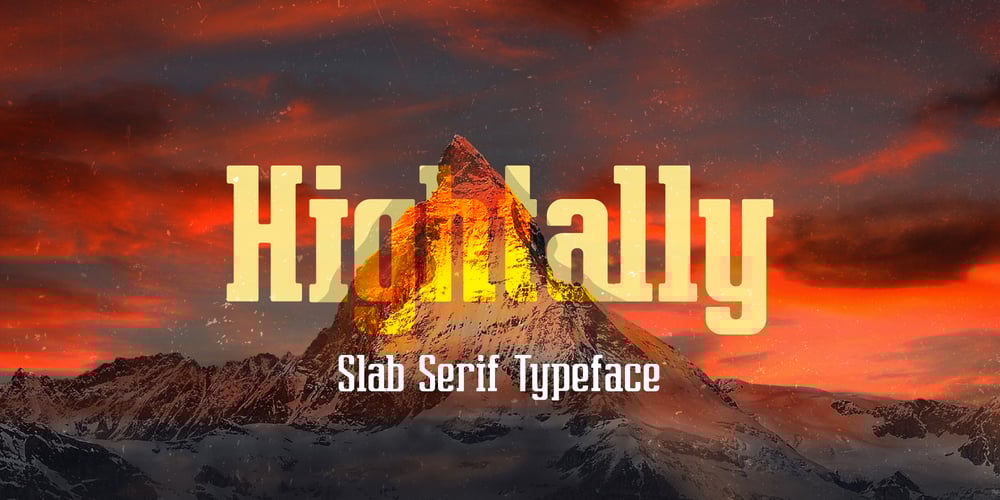 Hightally font