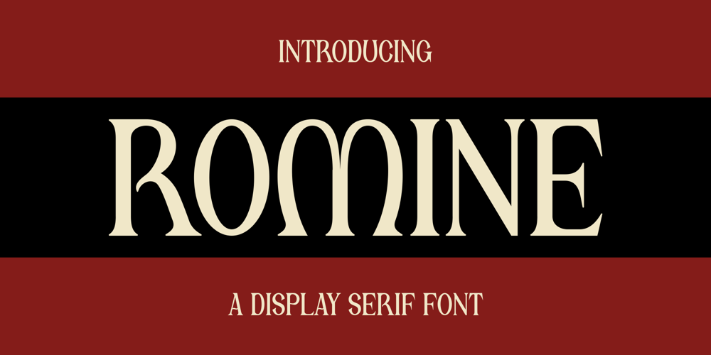 Romine font