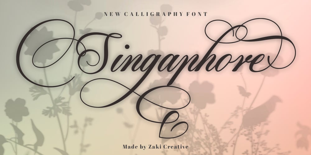 Singaphore font