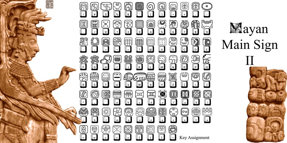 Mayan Main Sign2 font