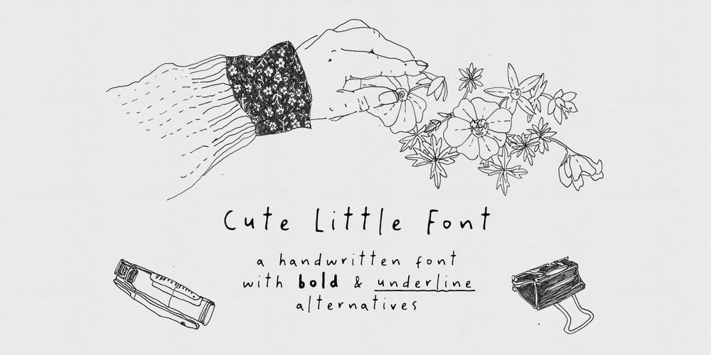 Cute Little Font font