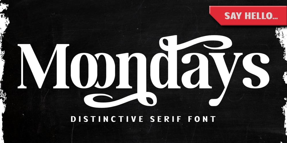Moondays font