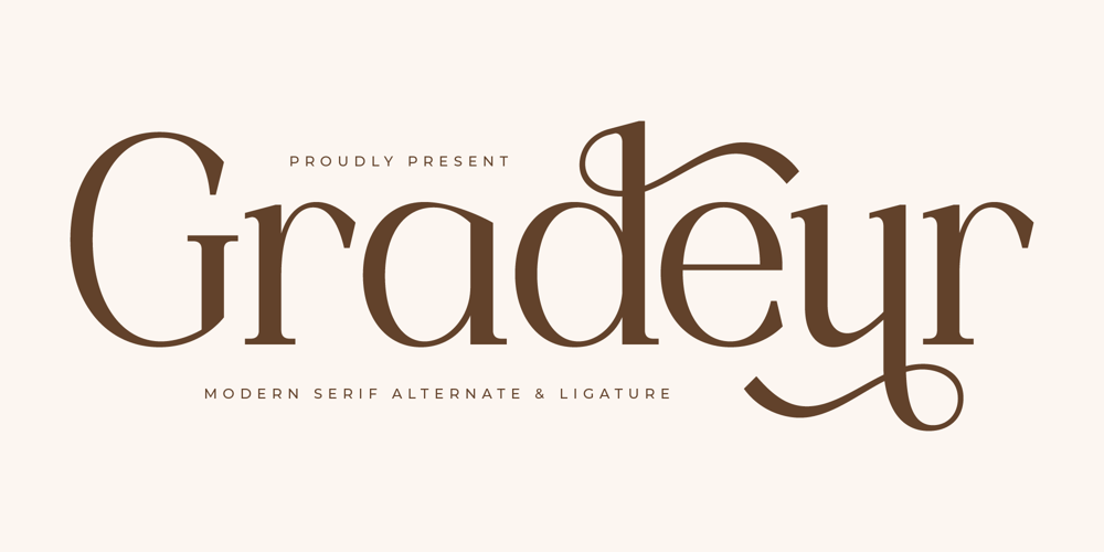 Gradeur font