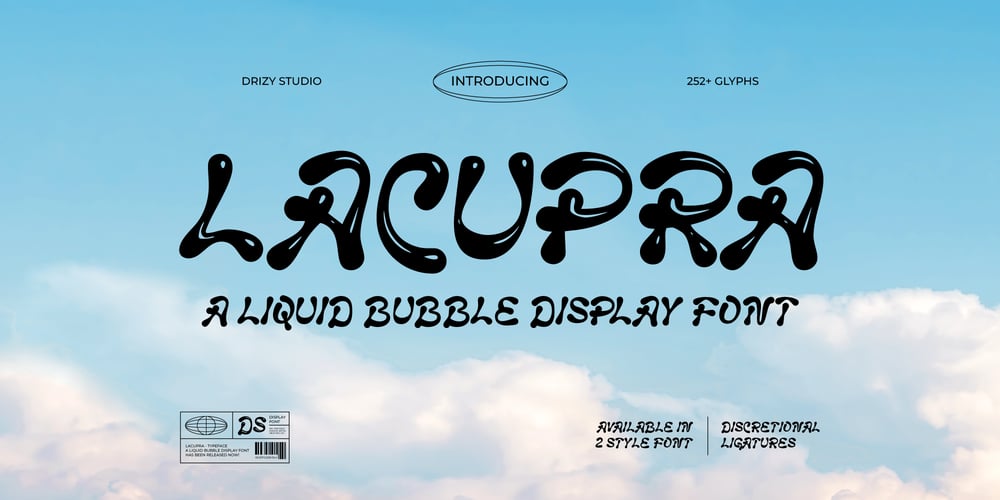 Lacupra font