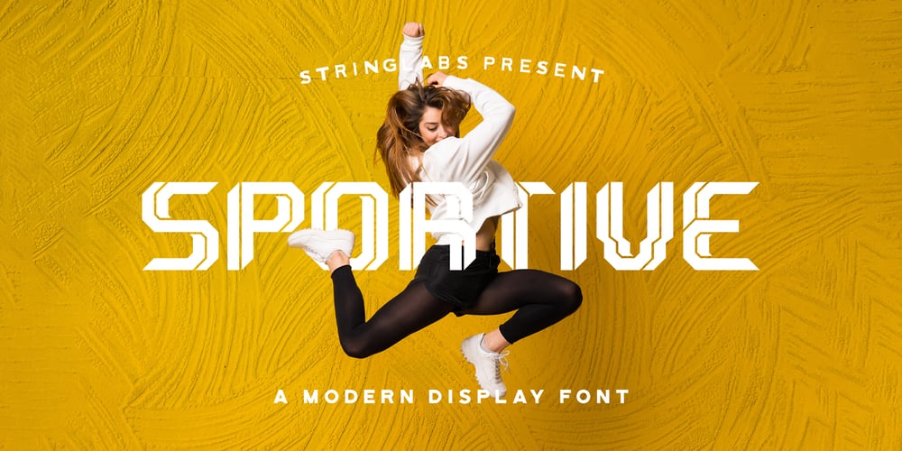 Sportive font