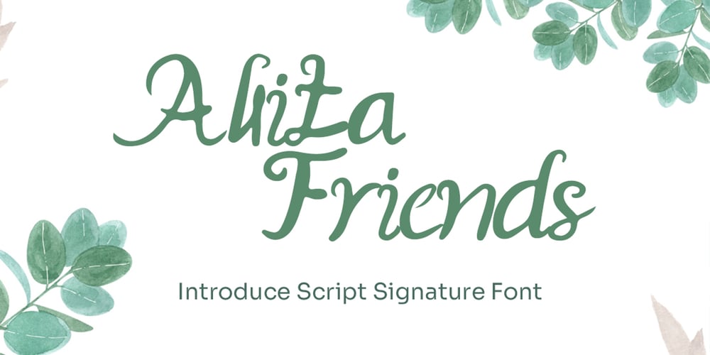 Allita Friends font