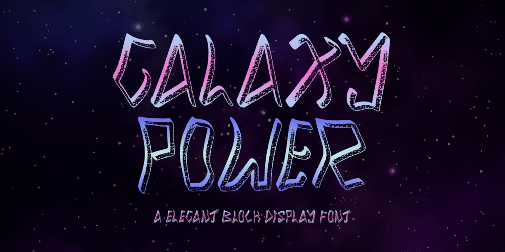 Galaxy Power font