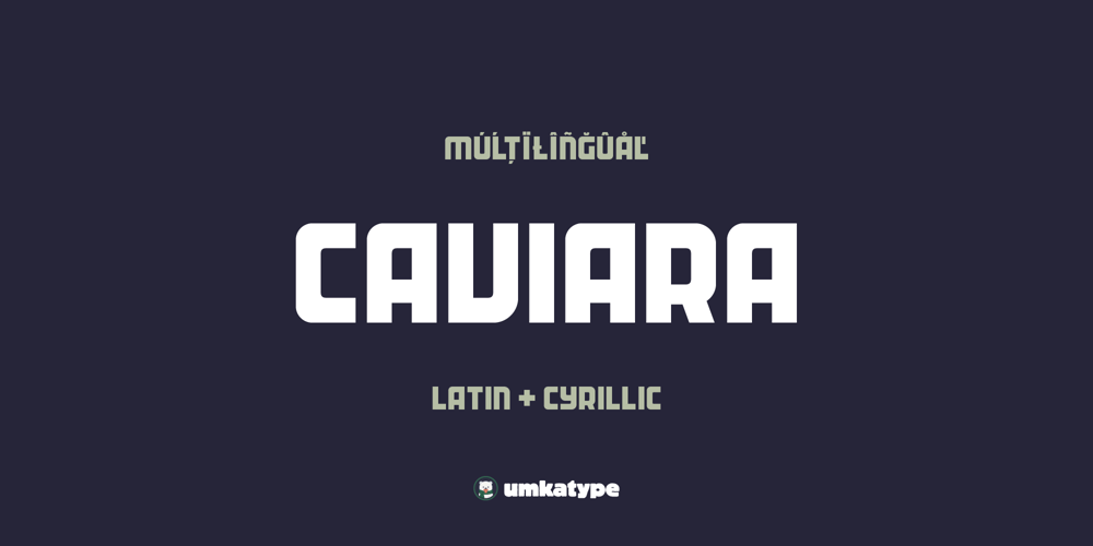 Caviara font