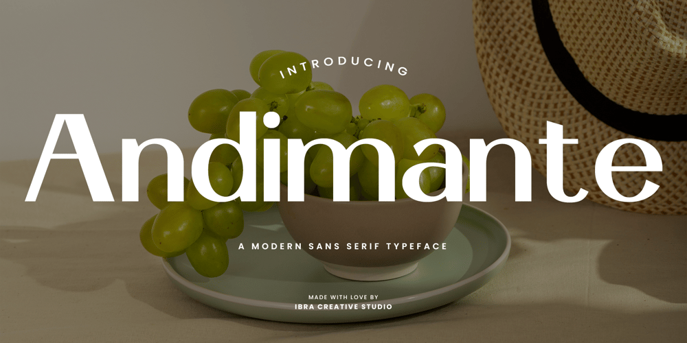 Andimante font