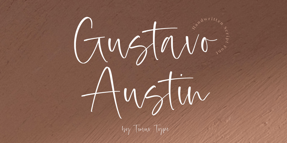 Gustavo Austin font