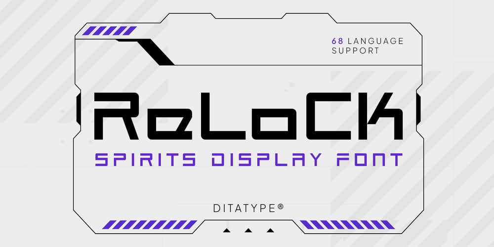 Relock font