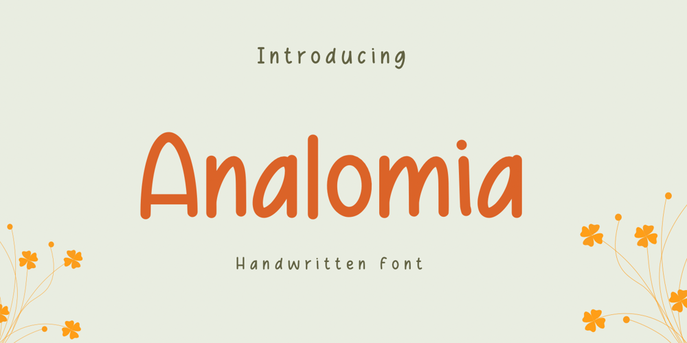 Analomia font