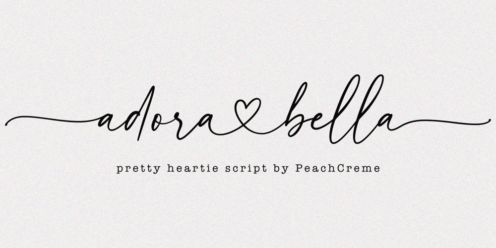Adora Bella font
